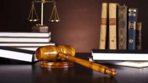 Law justice court legal hammer