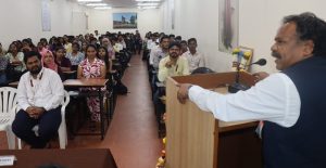 Prof Adhav at Akurdi college